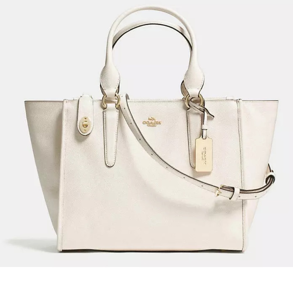 Coach leather Turnlock Crosby carryall